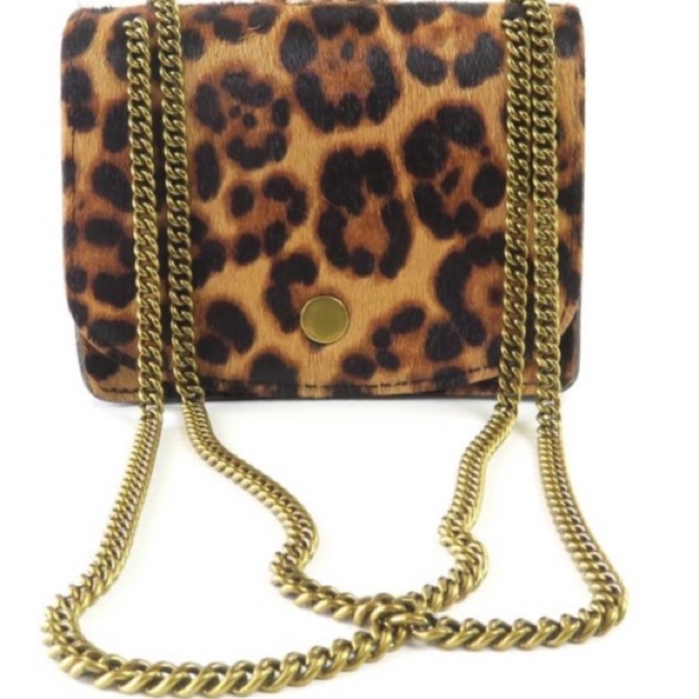 Madewell Calf Hair Leather Suede Crossbody Bag